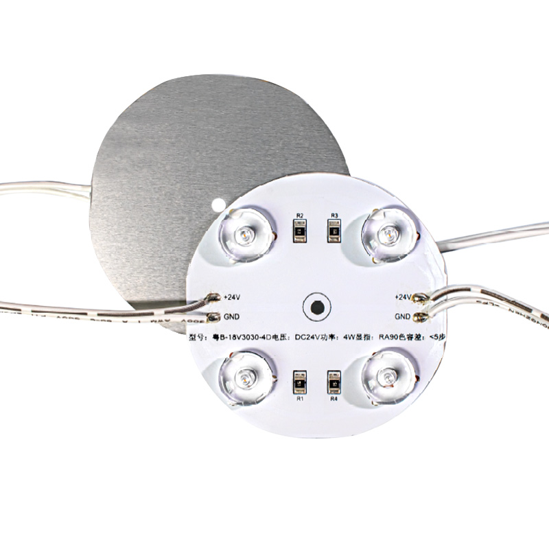 Diffuse Reflections Lens Single White LED Module - Linear Modules with 4 LEDs - 24V - 20-Pack