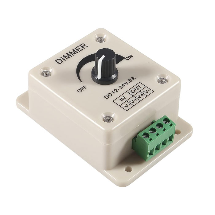 LDK-8A 12~24 Volt DC Single Color LED Dimmer - Single Color LED Dimmer