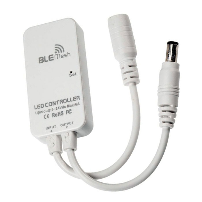 Bluetooth LED Controller – Single Color LED Dimmer– Smartphone Compatible – 6 Amps - LF-BL-M1